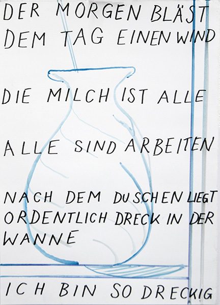 Aus der Serie Darkside, Malerei und Zeichnung, 2015